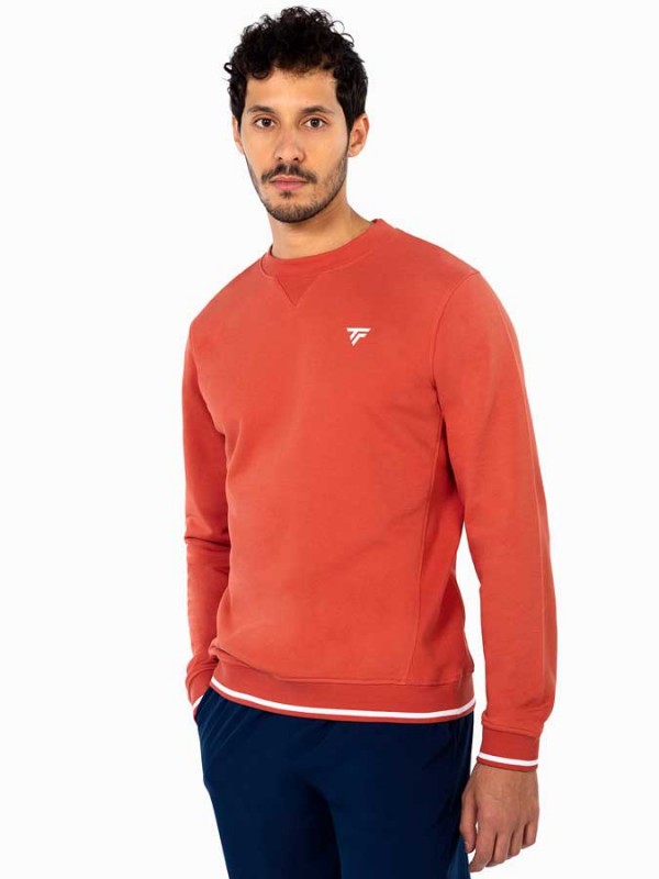 Tecnifibre bombažna jakna Team Terry sweater Terracotta